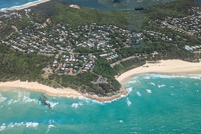 1 Hour Private Flight Tour with Paired Inflight Beer Tasting - Following the beach toward Point Lookout