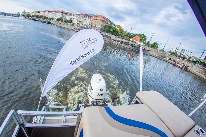 3 Hours Prague Private Boat Cruise Beer or Prosecco Unlimited - Bluetooth music and the private-group advantage