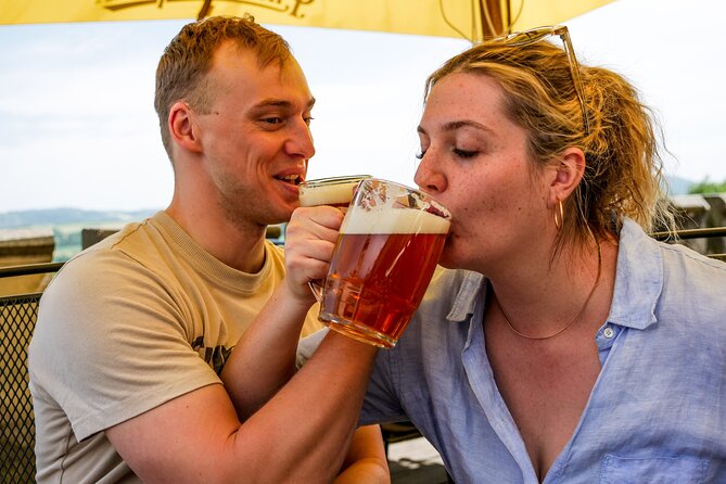 3 in 1 Tour Brewery & Castle in Bohemian Paradise Unesco Geopark - Trosky, the volcanic fortress on the horizon