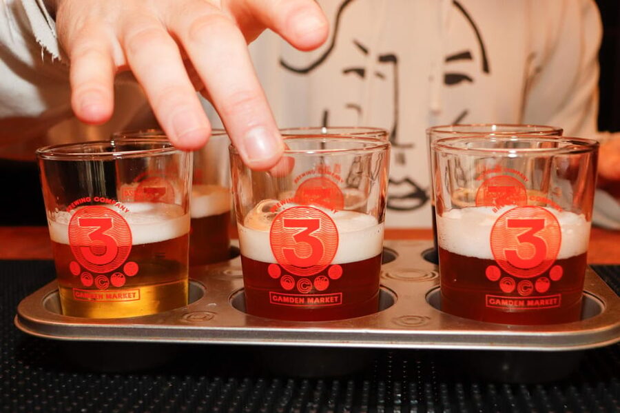3 Locks Brewing Company: Guided tasting and brewery tour - Six tasters with guidance, not guesswork