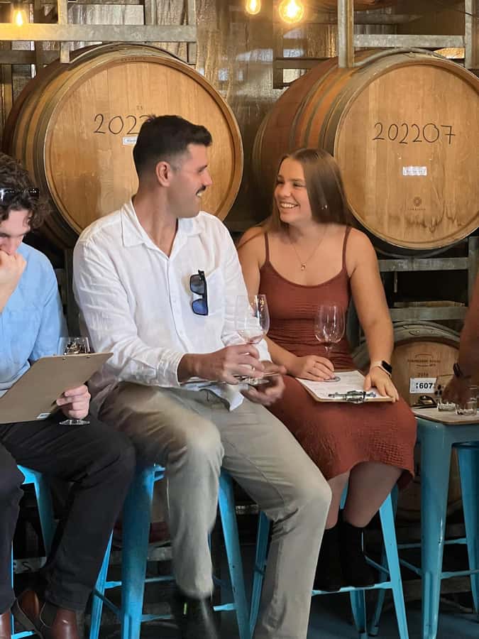 Adelaide: Barossa Day Out: Wines, Brewery, Chocolate & Lunch - Lambert Estate combines wine, pizza, and a vineyard view