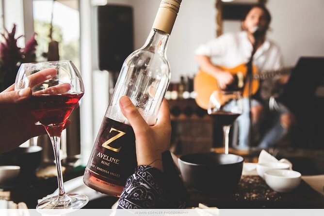 Adelaide: Epic Barossa Wine, Brewery, Chocolate, Lunch & Wildlife - Wine and pizza at Lambert Estate