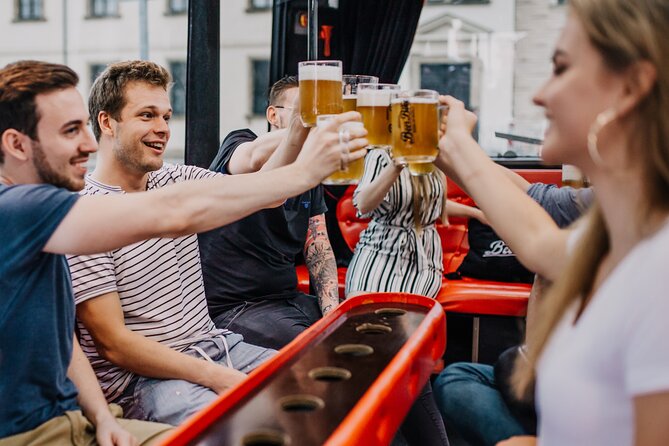 Adults-only Prague Beer Bus Tour - National Theatre, Charles Bridge area, and Malá Strana