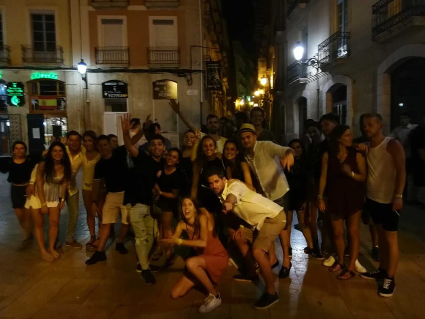 Alicante: Guided Pub Crawl with Shots and Beer - Timing, meeting point, and what to bring