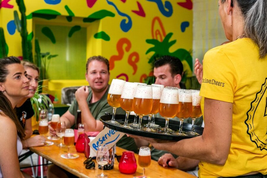 Amsterdam: Guided Craft Beer Brewery Bus Tour with Tastings - Nine small tastings, not nine full beers