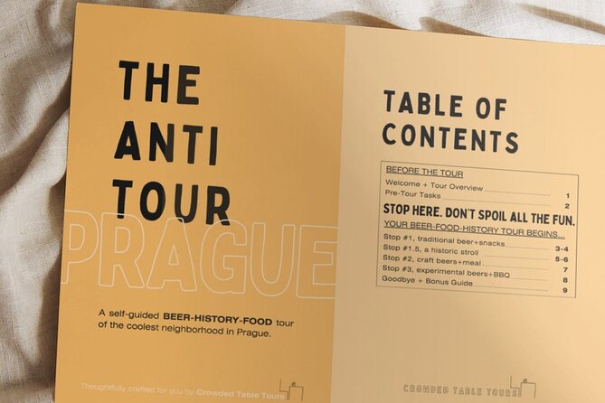 Anti Tour Prague - Self Guided Beer and Food Tour - Is $17 good value for a group?