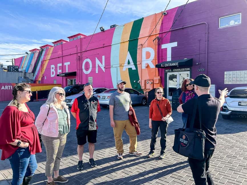Art & Ale: Explore Las Vegas’ Arts District & Brewery Row - Meeting under the BET ON ART mural