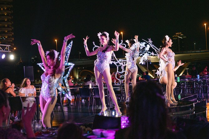 Bangkok Carnival Dinner Cruise with Free-flow Beer and Buffet - Grand Palace views from the river