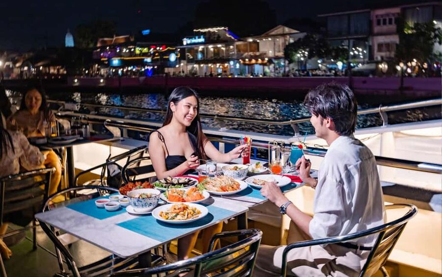 Bangkok: Carnival Dinner Cruise with Free-Flow Beer & Buffet - A carnival night on the Chao Phraya