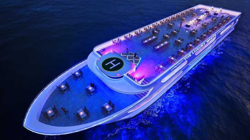 Bangkok: Luxury White Dinner Cruise Free Flow Beer and Wine - The Chao Phraya route and its landmarks