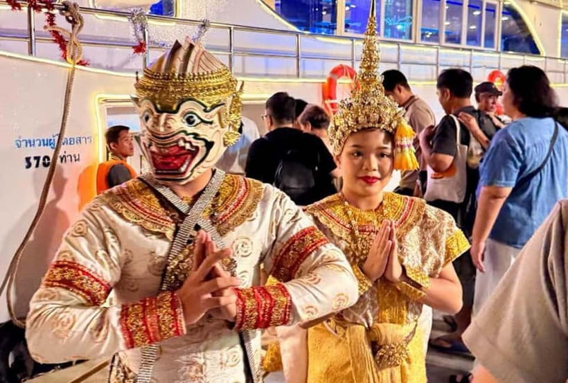 Bangkok: White Orchid Chao Phraya Dinner Cruise free Beer - White Orchid cruise highlights at a glance