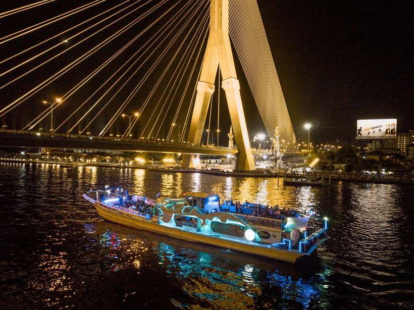 Bangkok: Yodsiam Sightseeing Cruise Snacks & Unlimited Beer - What the one-hour route looks like
