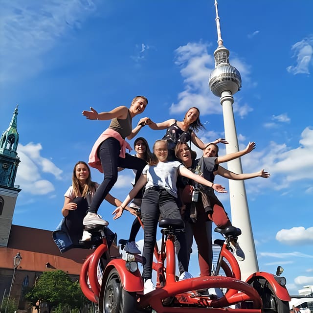Beer Bike & Party Bike: An Unforgettable Berlin City Tour with Pick-up - Soviet Memorial and the Tiergartenviertel