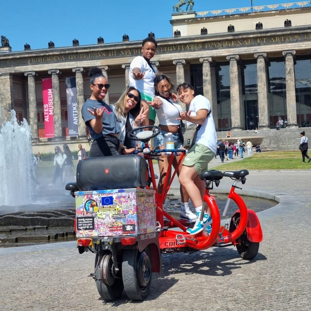 Beer Bike & Party Bike: An Unforgettable Berlin City Tour with Pick-up - Holocaust Memorial and Potsdamer Platz
