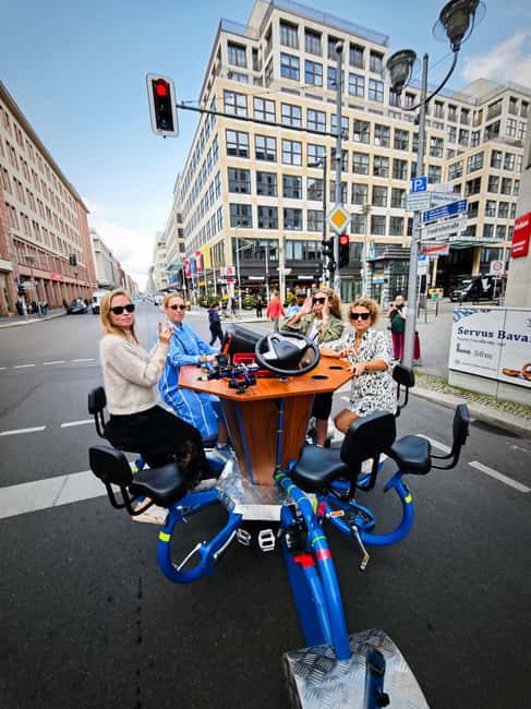 Beer Bike & Party Bike: An Unforgettable Berlin City Tour with Pick-up - Starting in Mitte with pickup near Brandenburg Gate