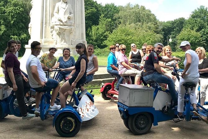 Beer Bike & Party Bike Highlights Berlin City Tour including pick-up - The Berlin Wall and Checkpoint Charlie