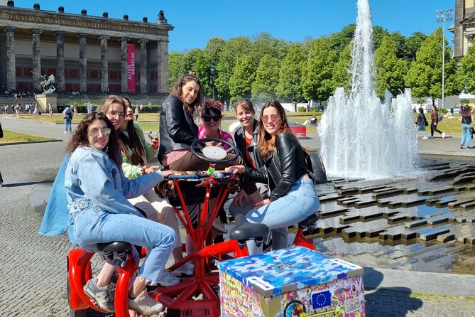 Beer Bike & Party Bike Highlights Berlin City Tour including pick-up - Friedrichstrasse and the social side of the ride