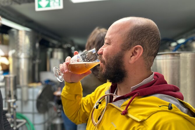Beer tasting in a Brussels Micro Brewery and Distillery - Getting to Tipsy Tribe in Koekelberg
