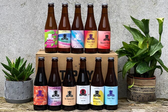 Beer tasting in a Brussels Micro Brewery and Distillery - The tap room is worth keeping time for