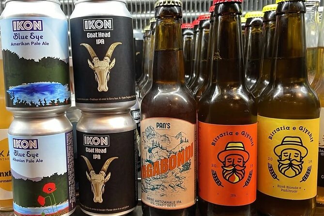 Beer Tasting Tour Tirana - A stop near Qemal Stafa Stadium