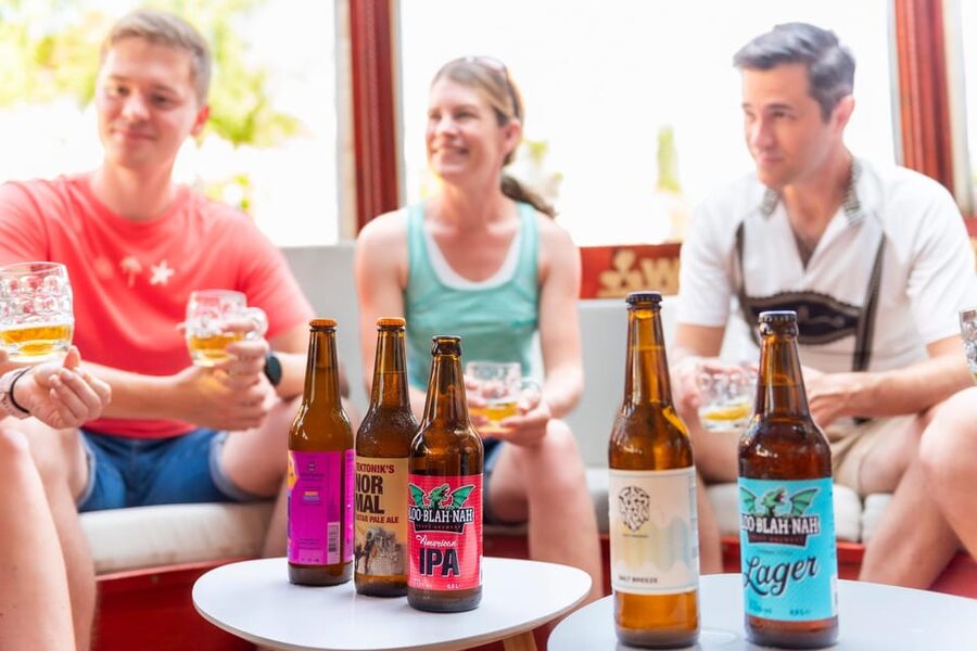 BEER WAY Ljubljana: Boat & Craft Beer Tasting Tour - Plečnik’s Covered Market and the riverfront