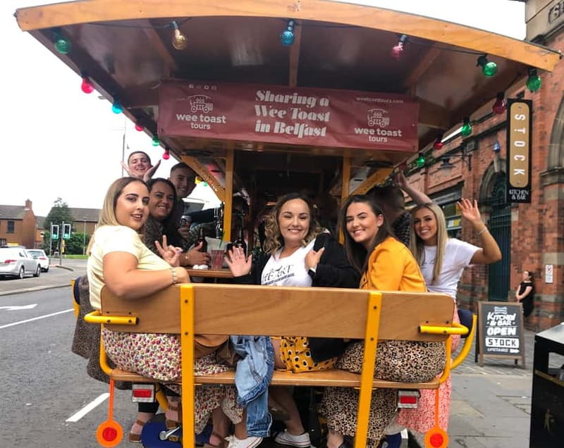 Belfast: Cathedral Quarter Beer Bike Tour - What the one-hour route includes