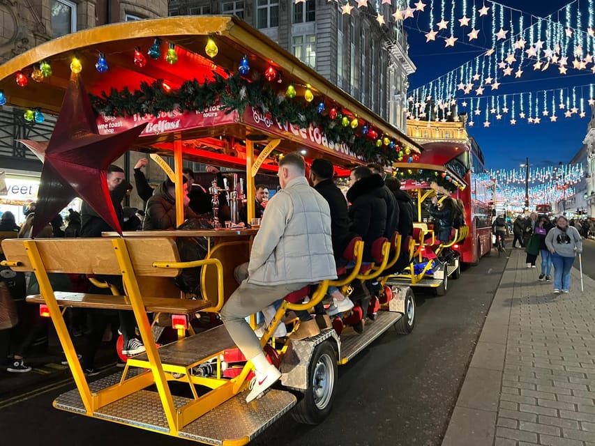 Belfast: City Centre Beer Bike Tour - Drinks, music, and the pub option
