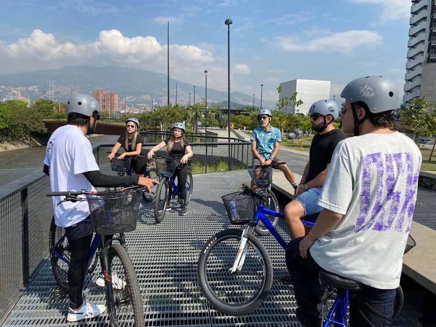 Bike Tour Medellin with Snacks and Local Beer - Pueblito Paisa and the first big view
