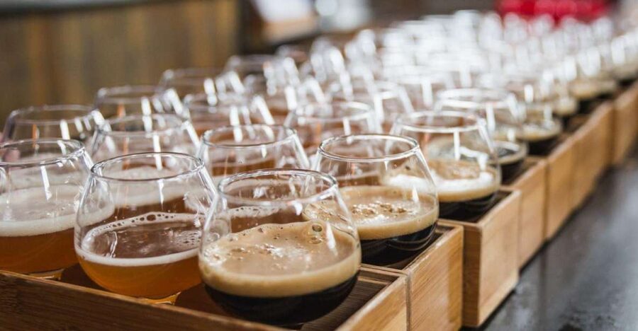 Boston: Guided Craft Brewery Tour with a Snack - Three breweries, three different tastes