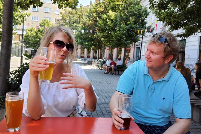 Bratislava Craft Beer Tour - Walking to the second bar