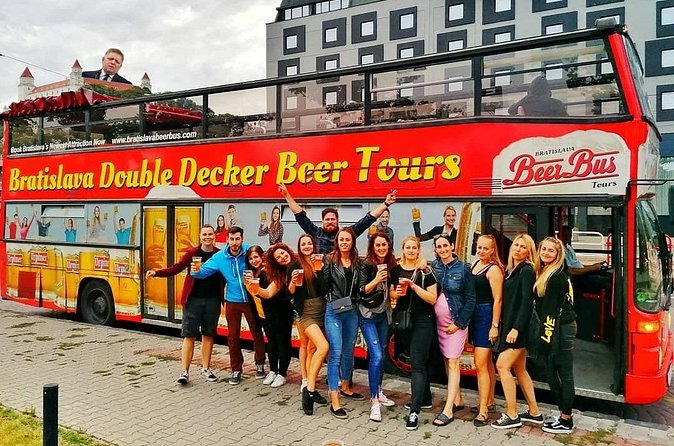 Bratislava Double Decker Beer Tour - Karaoke, PS4, and the private-group advantage