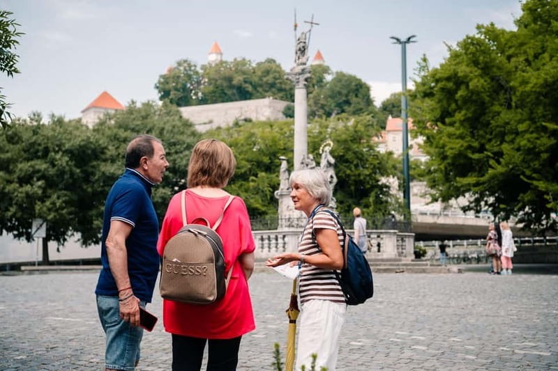 Bratislava: Private Walking Tour with Optional Beer Tasting - Main Square, Roland, and a Napoleonic soldier