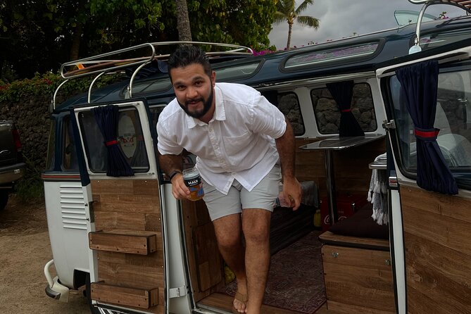 Brewery and Beach Cruise in a Vintage VW Bus - What the open-top ride adds