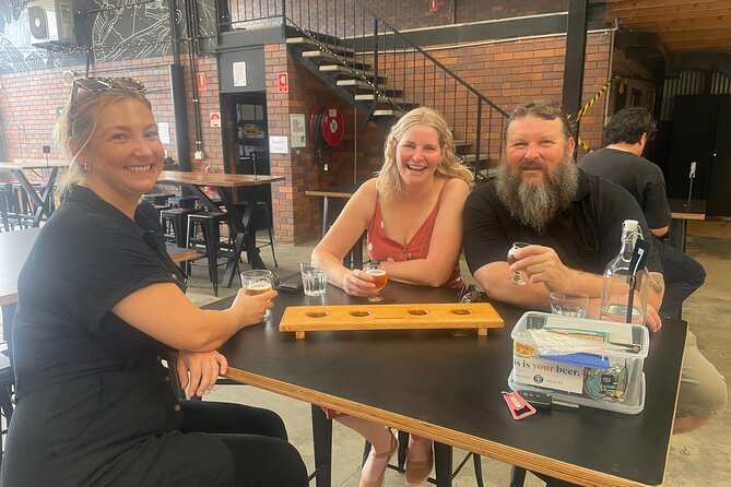 Brisbane Brewery Full Day Tour with Lunch - White Lies changes the mood with unusual tasters
