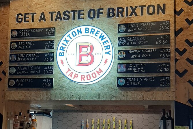 Brixton Craft Brewery Tour - Dogs Grandad and its clean, hoppy pale ales