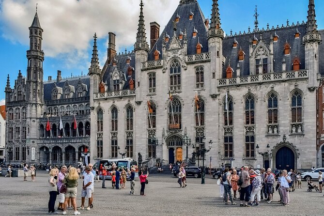 Bruges Highlights, Boat, Beer, Chocolate Day trip from Paris - Walking into medieval Bruges