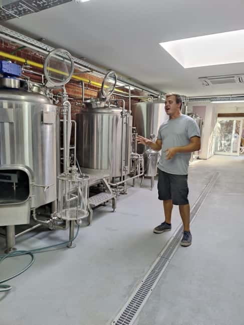 Brussels: micro brewery & distillery tour + beer tasting - The taproom after the tour