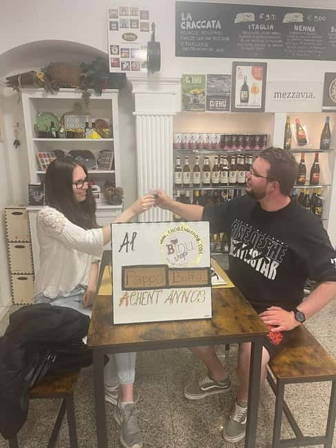 Cagliari: artisan beer and cheese tasting - Food intolerances, access, and languages