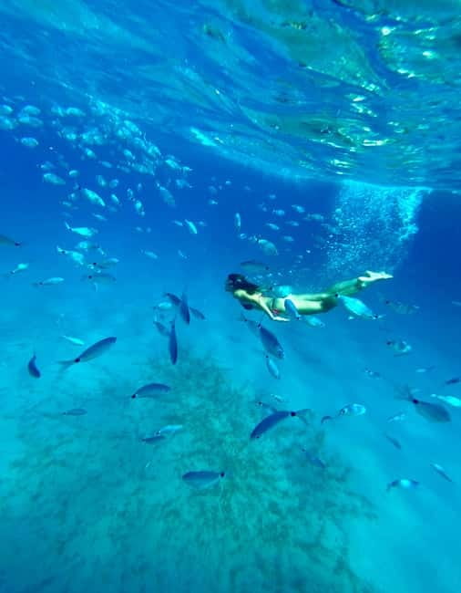 Cagliari: Boat Tour with Snorkeling, GoPro & Sardinian Beer - Poetto Beach and the final marine-life stop