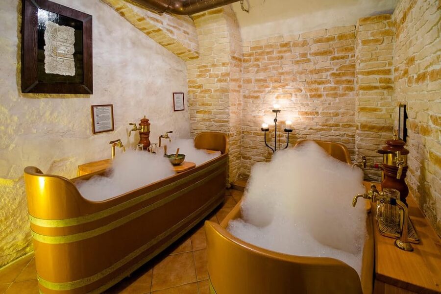 Caroline Bernard Beer Spa Prague with Beer & Massage Option - Snacks, showers, and what to bring