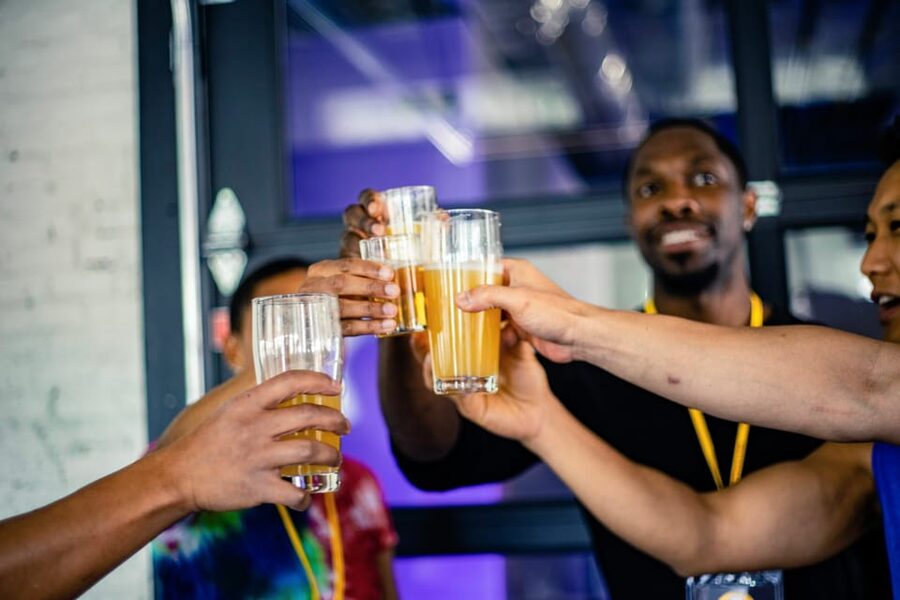 Cleveland: Guided Craft Brewery Tours with a Snack - Terrestrial Brewing and the 150-pound keg system