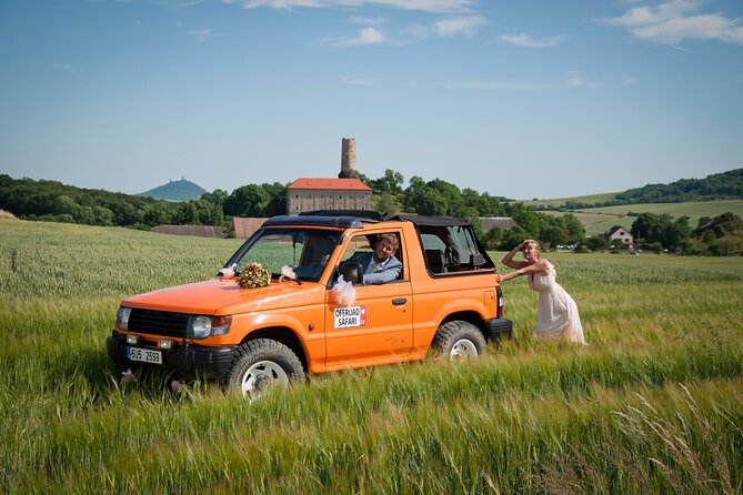 Countryside, Czech Garnet Panning, Farm,Lunch&Beer 4WD Adventure - Searching a creek for red garnets