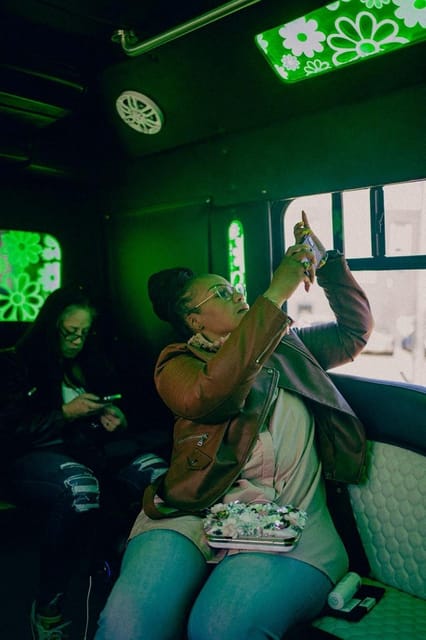 Denver: Buds & Brews Cannabis Grow Tour and Brewery Visit - Inside the licensed cannabis bus