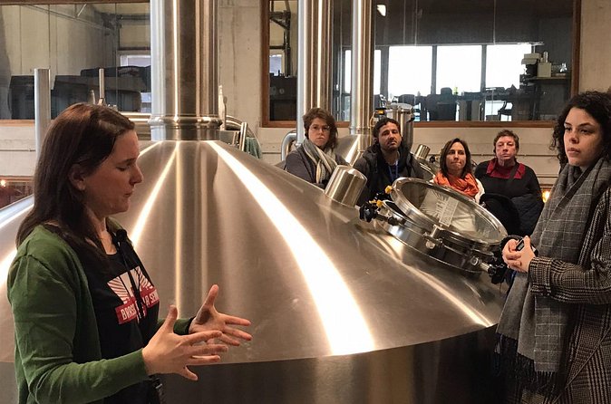 Discovery of the La Senne Brewery - The four-beer tasting at the end