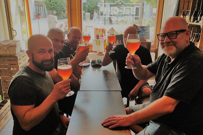 Doctor Beer's Belgian Beer Masterclass - Small-Group Beer Pairing - Meeting Doctor Beer near Brussels Stock Exchange