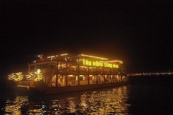 Dragon Cruise by Romantic Yatch: Tasty Beer/Flower/Cake & Dance - Starting near Bach Dang Street at 8 p.m.