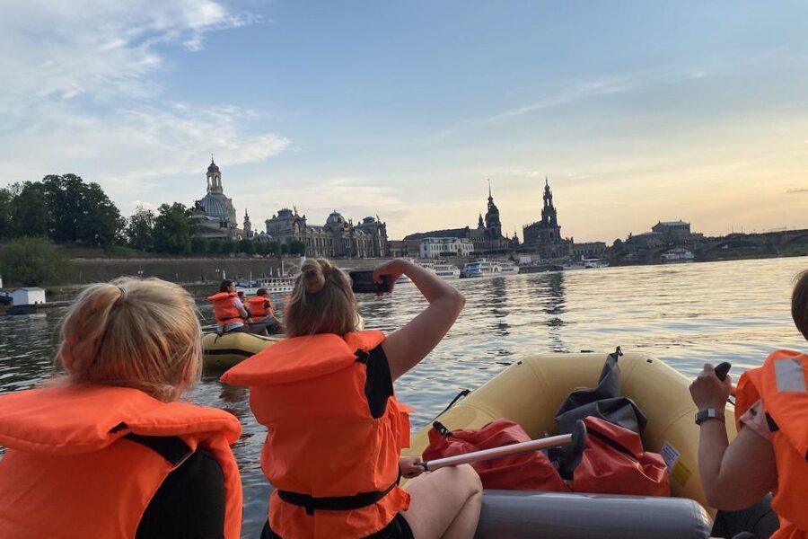 Dresden: Private Inflatable Boat Tour with Beer Garden Stop - Safety, comfort, and who should skip it