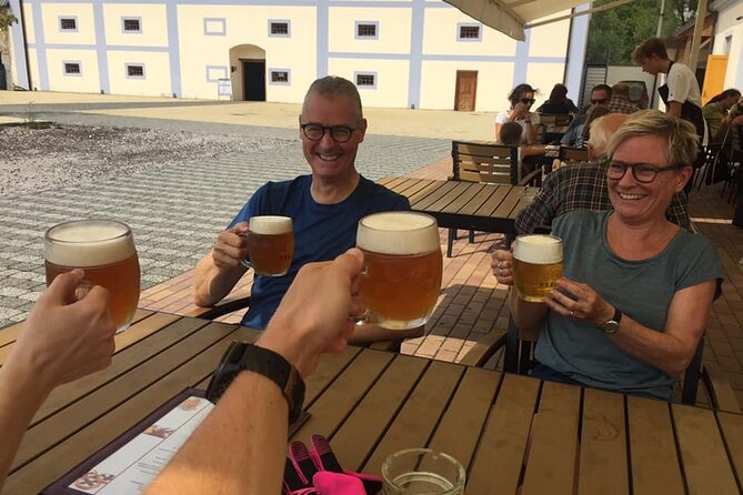 E Bike Day Trip I Visit a Roman Castle and Taste Craft Beer - The ride beside the Vltava and Berounka rivers