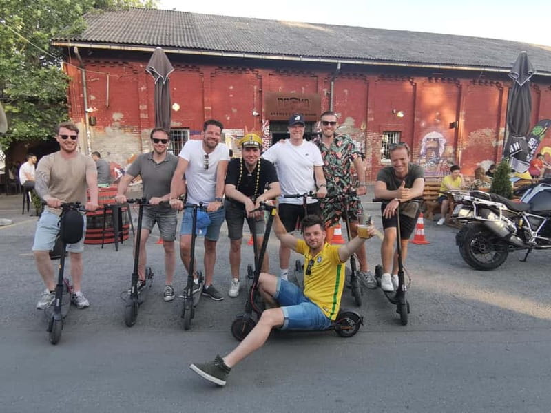 E Scooter Craft Beer and Breweries tour - Riding through historic and modern Belgrade