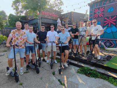 E Scooter Craft Beer and Breweries tour
